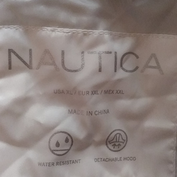 Nautica puffer white coat - Picture 3 of 8